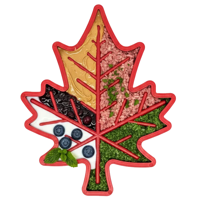 Convenient Canadian Maple Leaf Nylon Dog Chew Toy – Durable USA Made Refined
