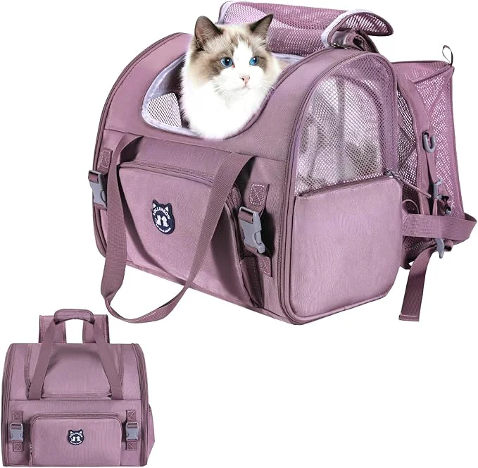 Relaxed Lollimeow Expandable Cat Carrier Backpack Minimalist