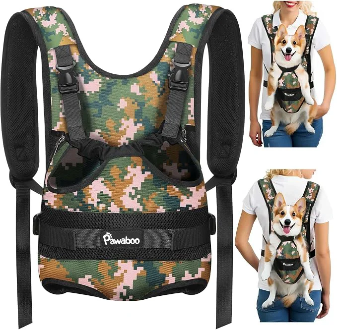 Pure Pawaboo Pet Dog Front Carrier Backpacks Legs Out Pet Carrier Backpack Unique