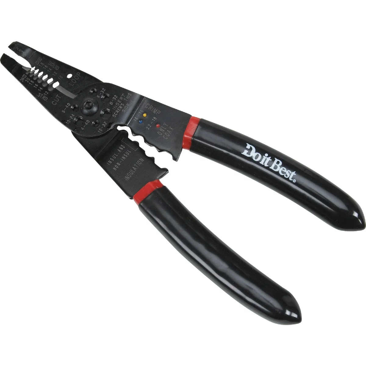 Unique Do It 8 In. 10 AWG to 22 AWG Solid Stranded Multi Cut Wire Stripper Soft