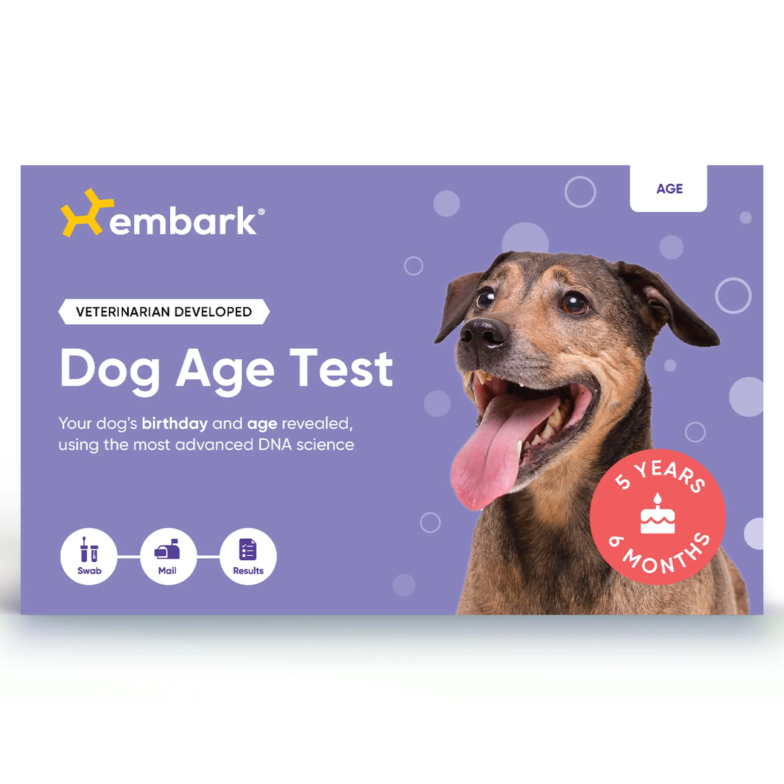 Practical Embark Dog Age Test Kit – Estimate Age Birthday with DNA Methylation Luxury