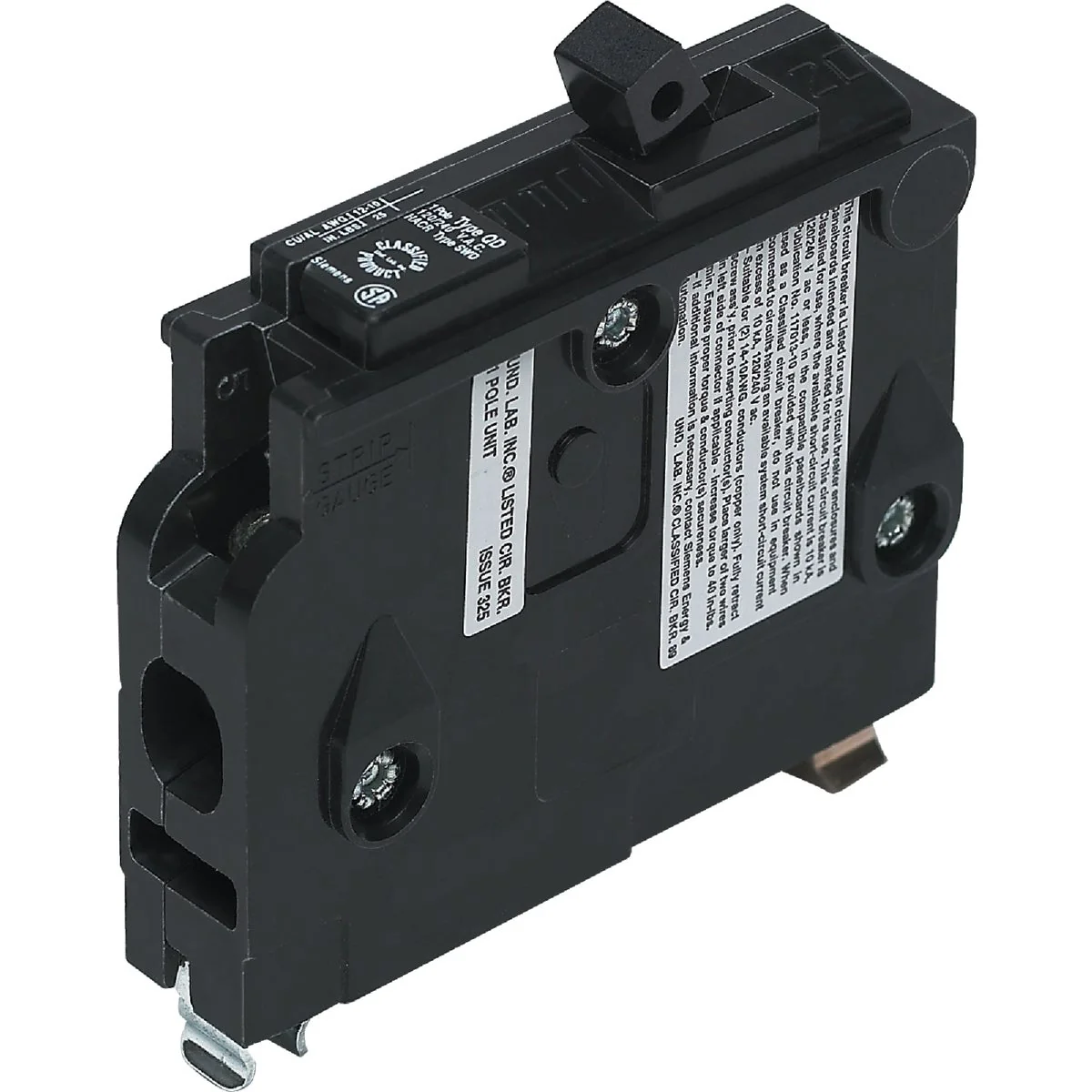 Excellent Connecticut Electric 15A Single-Pole Standard Trip Packaged Circuit Breaker For Square D Fine Crafted