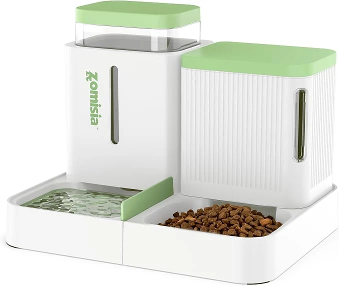 Consistent Gravity Cat Feeder and Water Dispenser 2 in 1 Cat Self Feeder Clean
