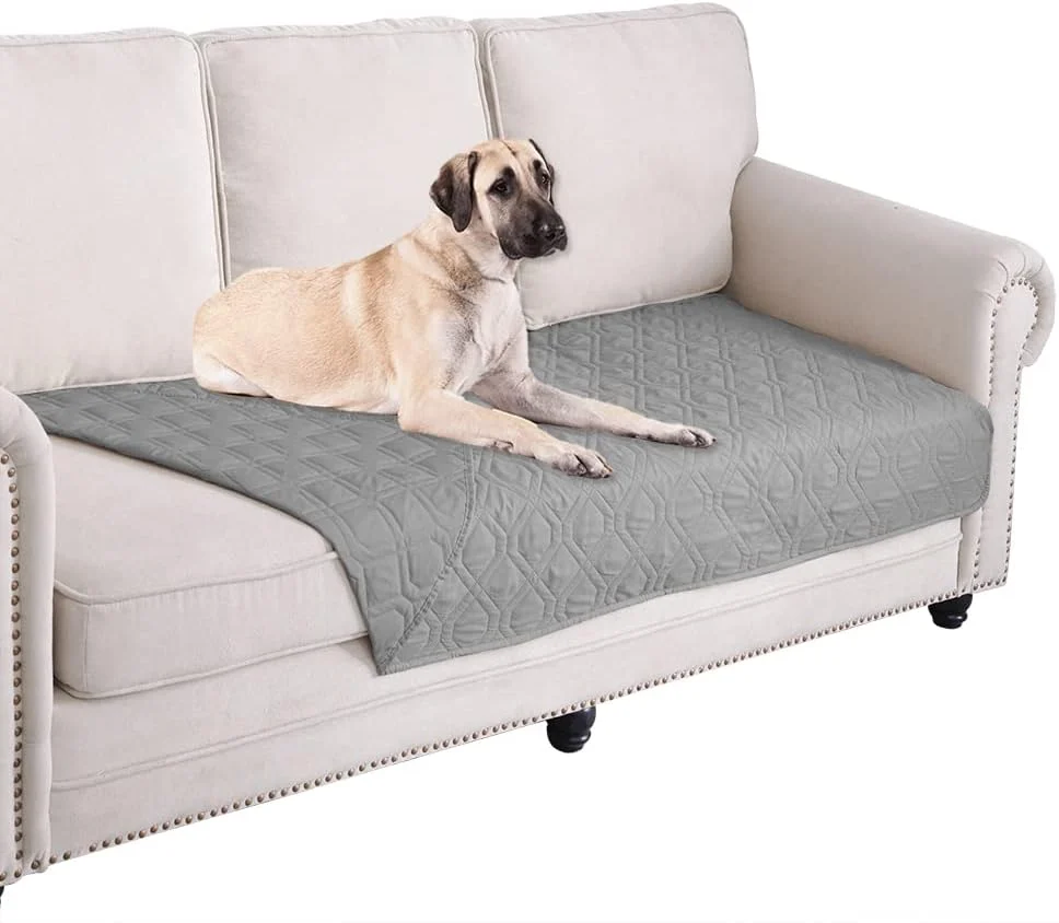 Detailed Ameritex Waterproof Blanket Reversible Dog Bed Cover Pet Blanket for Furniture Bed Couch Sofa Easy-to-Use