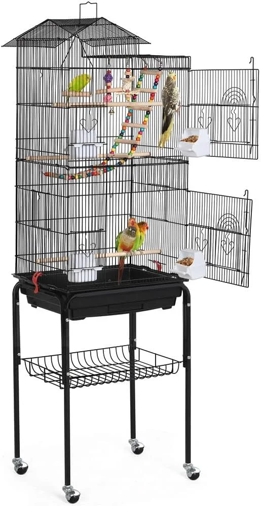 Smooth Yaheetech Bird Cage 64” Medium Small Parrot Parakeet Bird Cages Quality