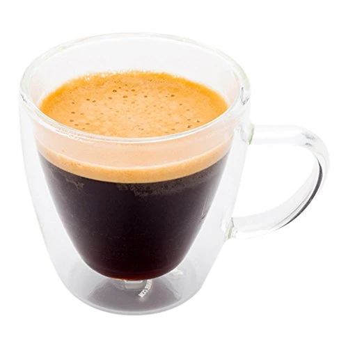 Breathable Forma 3 Ounce Small Glass Espresso Cups 10 Double Wall Clear Shot Cups 10 Count Superior