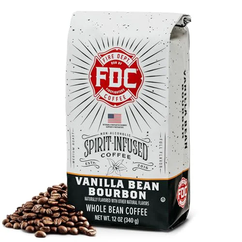 Selected Vanilla Bourbon Infused Whole Bean Coffee 12 Ounce Solid