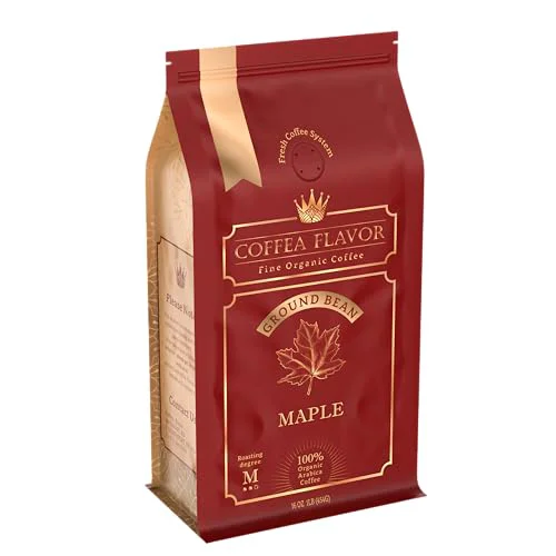 Stylish Organic Ground Coffee Medium Roast 16 Ounce Premium Material