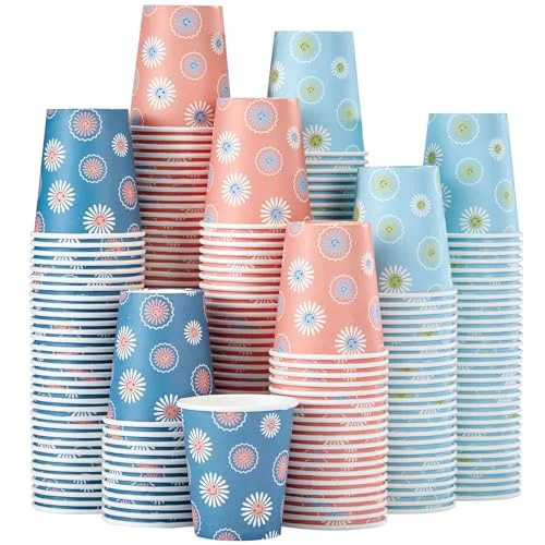 Detailed 600 Pack 5 oz Paper Cups Disposable Small Bathroom Mouthwash Cups 600 Count Next-Generation