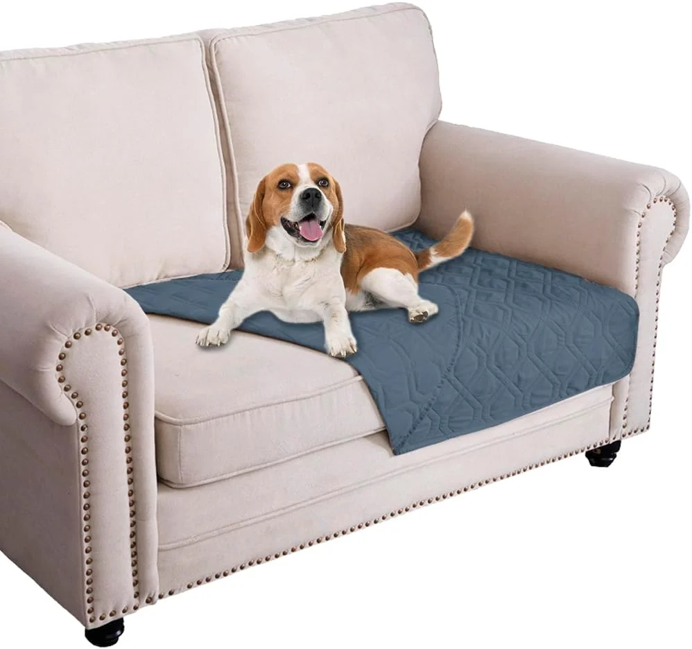 World-Class Ameritex Waterproof Blanket Reversible Dog Bed Cover Pet Blanket for Furniture Bed Couch Sofa Authentic