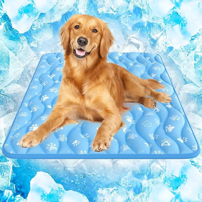 Fast Rywell Super-Absorbent Cooling Mat for Dogs 44 x32 Arc-Chill 3.0 Color-Changing Dog Cooling Mat Stay Cool Dry Washable Non-Slip Pet Bed Mat for Floors Sofas KennelsAbout ThisOverview Relaxed
