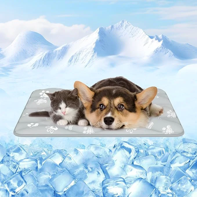 Verified Rywell Super-Absorbent Cooling Mat for Dogs 24 x18 Arc-Chill 3.0 Color-Changing Dog Cooling Mat Stay Cool Dry Washable Non-Slip Pet Bed Mat for Floors Sofas KennelsAbout ThisOverview Fine