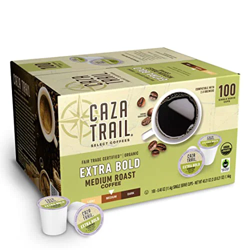 Green Coffee Organic Extra Bold Medium Roast 100 Count Sustainable