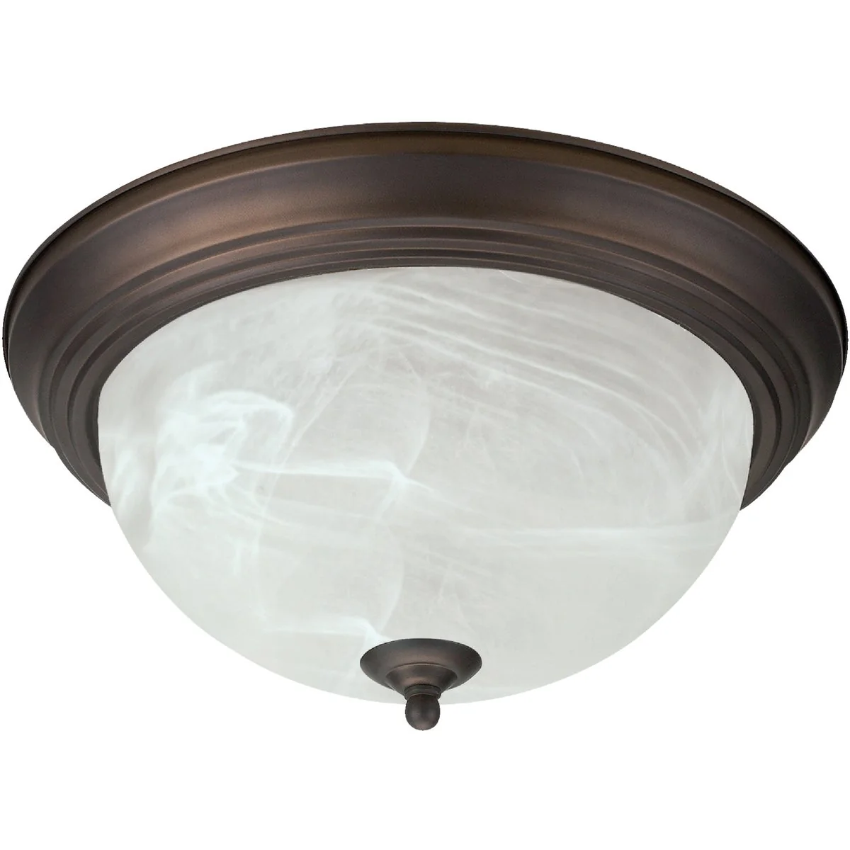 Reusable Home Impressions 15 In. Oil Rubbed Bronze Incandescent Flush Mount Ceiling Light Fixture Prestigious