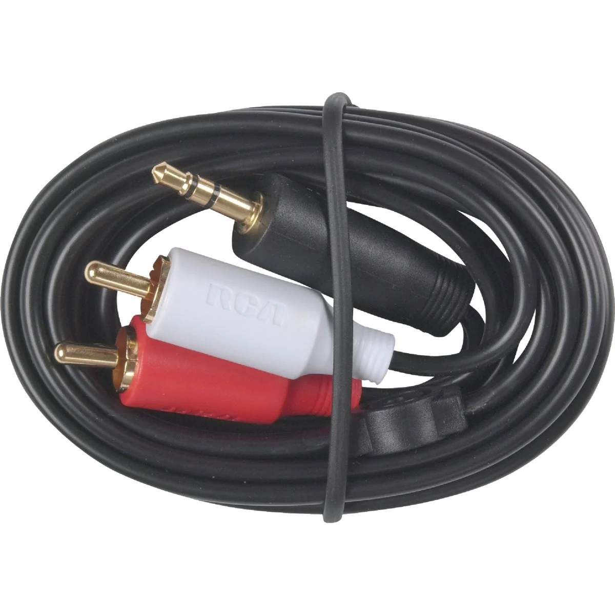 Crafted RCA 3 Ft. Single 3.5 mm Male RCA Y-Adapter High-Grade