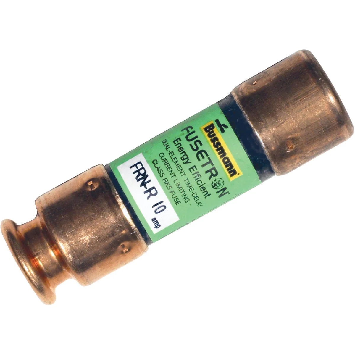 Stylish Bussmann 10A FRN-R Cartridge Heavy-Duty Time Delay Cartridge Fuse Solid