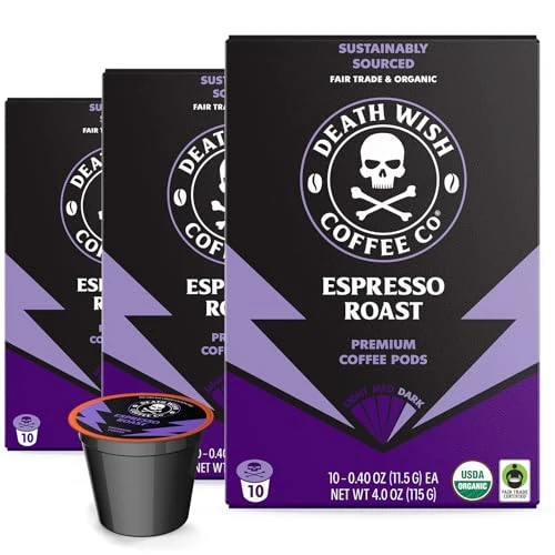 Specialty Espresso Roast Single Serve Pods 3 Count First-Class