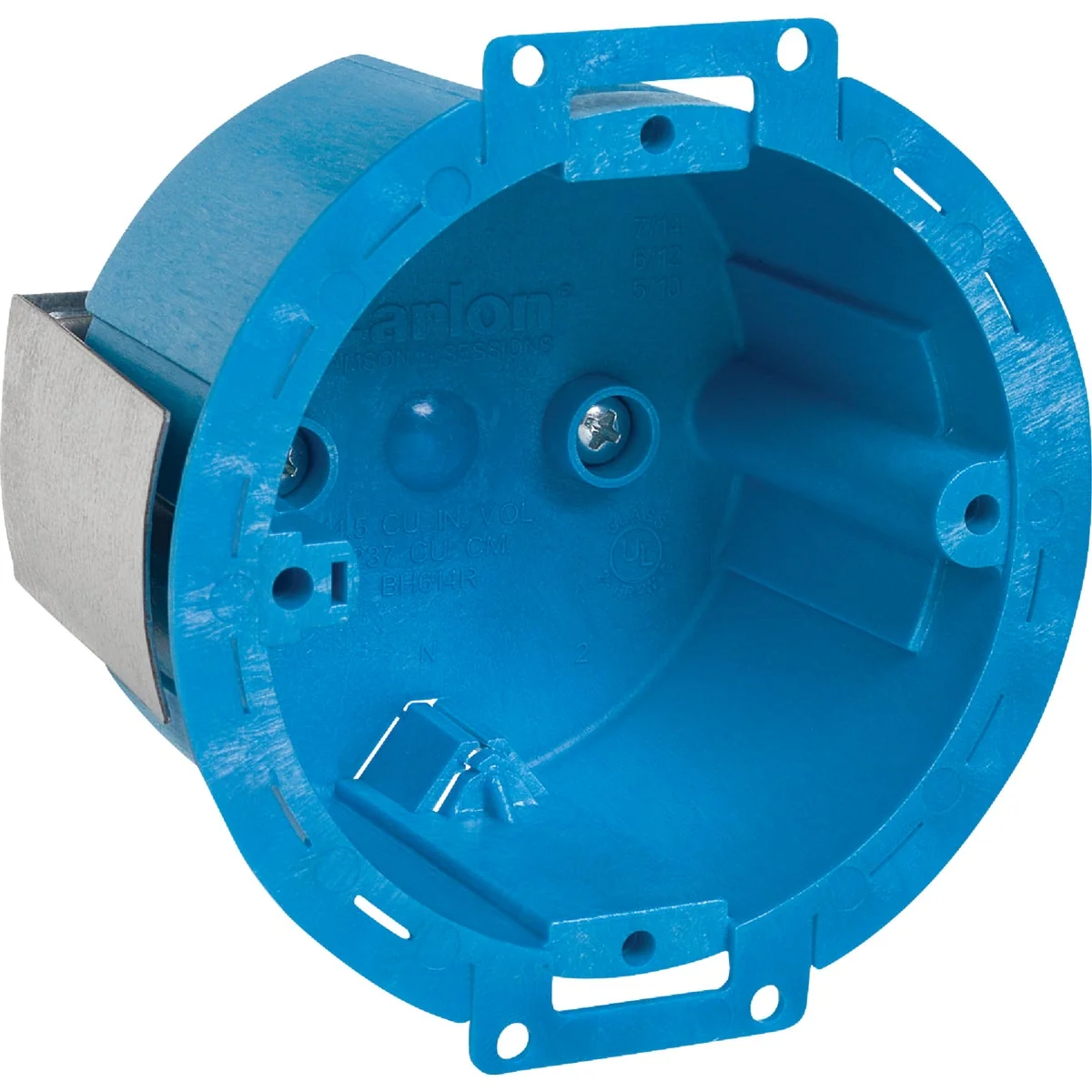 Original Design Carlon SuperBlue 10 Lb. Rating Old Work Thermoplastic Molded Ceiling Box Luxury