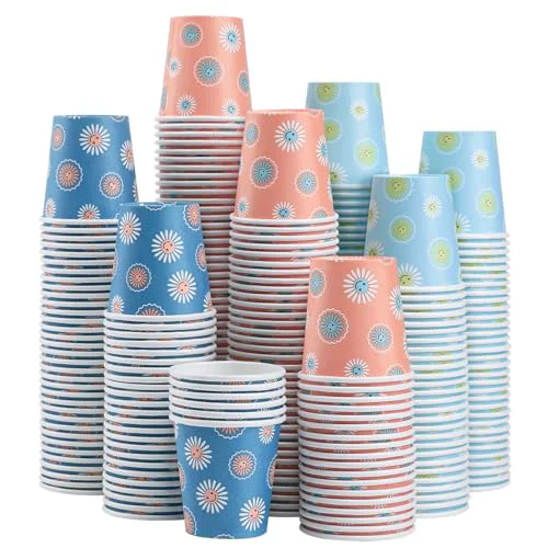 Expertly Made 1200 Pack 3 oz Paper Cups 1200 Count Enhanced