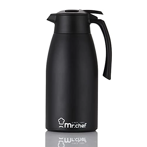 First-Class SINCE 1997 MR.CHEF 68Oz Thermal Coffee Carafe Secure