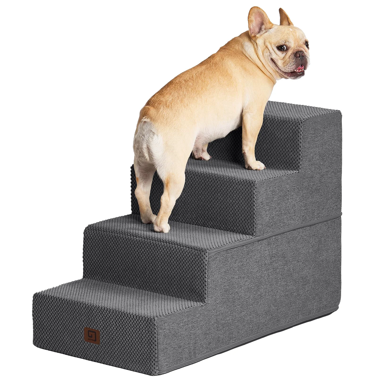 Selected EHEYCIGA 4-Step Dog Stairs for High Beds 20 H Non-Slip Grey Responsible