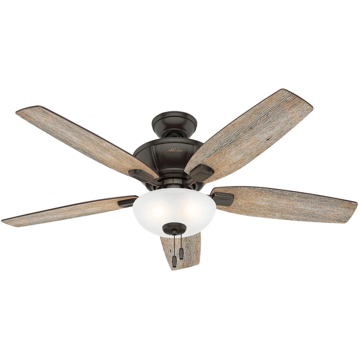 Casual Hunter Kenbridge 52 In. Noble Bronze Ceiling Fan with Light Kit Eco-Friendly