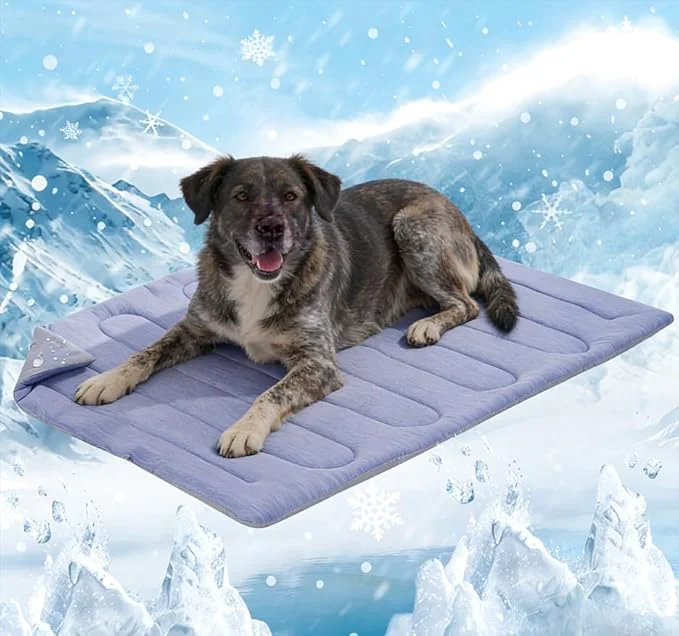 Crafted MARUNDA Dog Cooling Mat No Need to ze Or Refrigerate This Cool Pet Pad Cat Mats- Keep Your Pet Cool Machine Washable Ocean Blue 44 x 32 XL-Crate About ThisOverview Enhanced