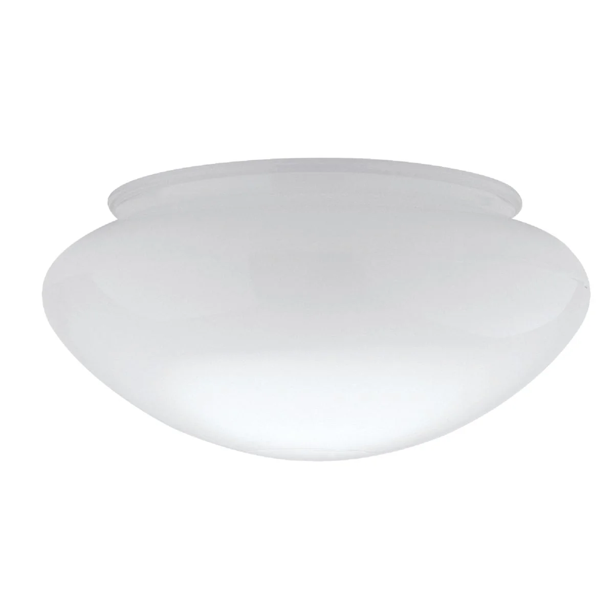 Original Design Westinghouse White 3-3 4 In. x 7-1 2 In. Mushroom Ceiling Shade High-Grade