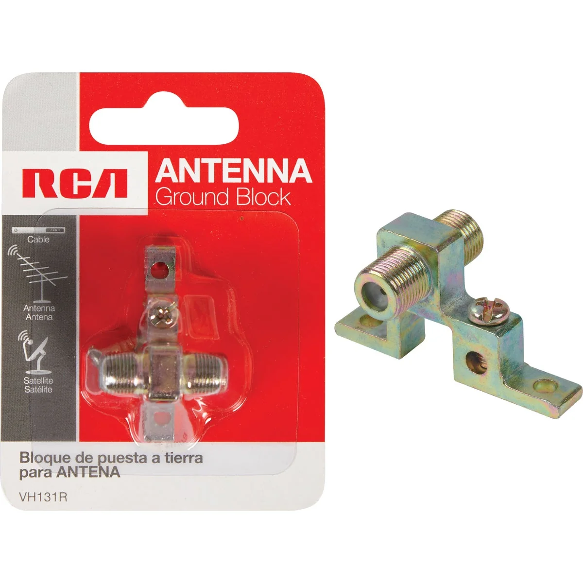 Easy-to-Use RCA Single Coax Satellite Ground Block Optimized