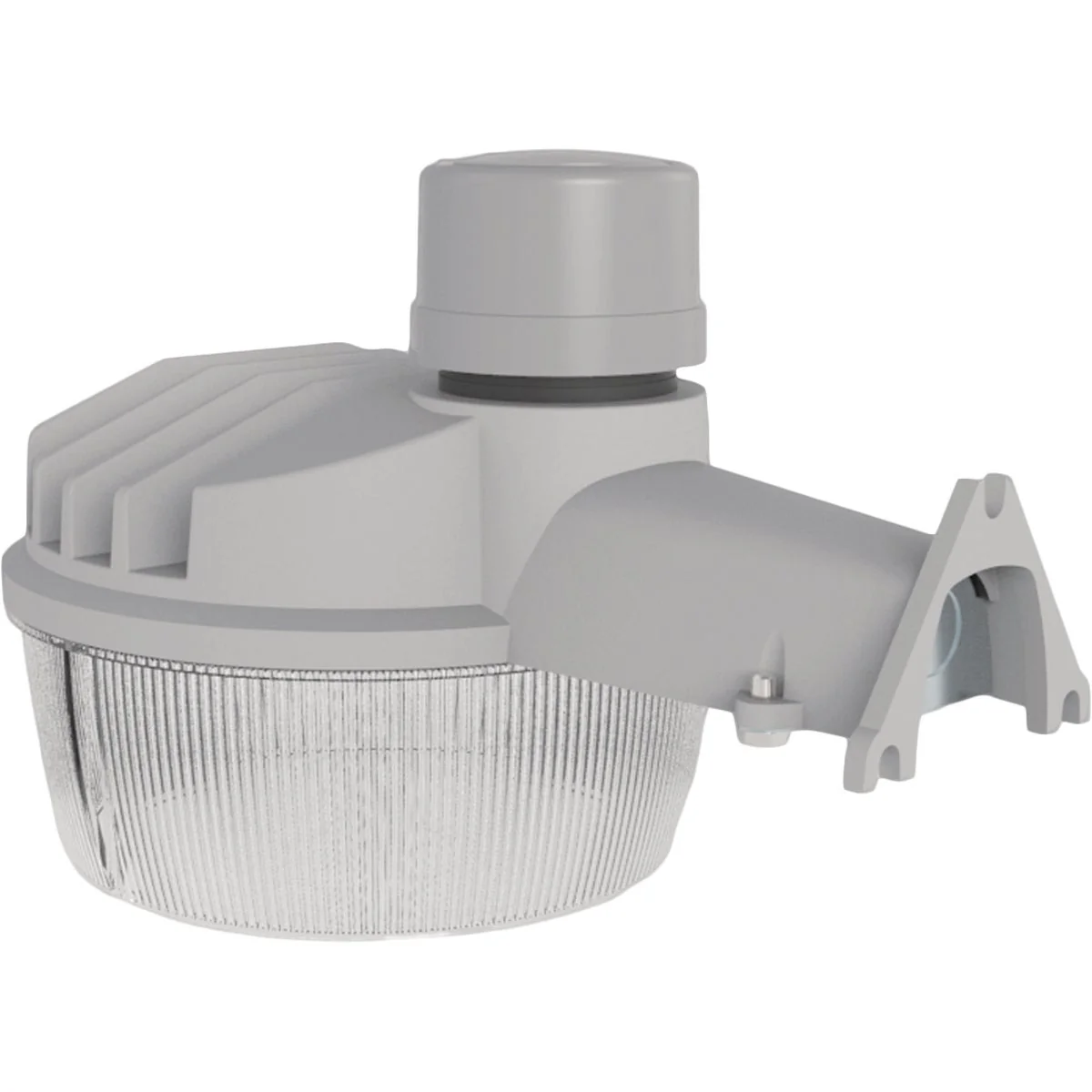 Soft Halo Gray Dusk To Dawn LED Outdoor Area Light Fixture 10 000 Lm. Pure