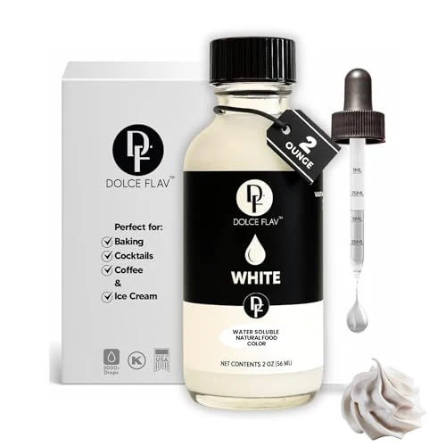 Sustainable Natural White Liquid Food Coloring Authentic