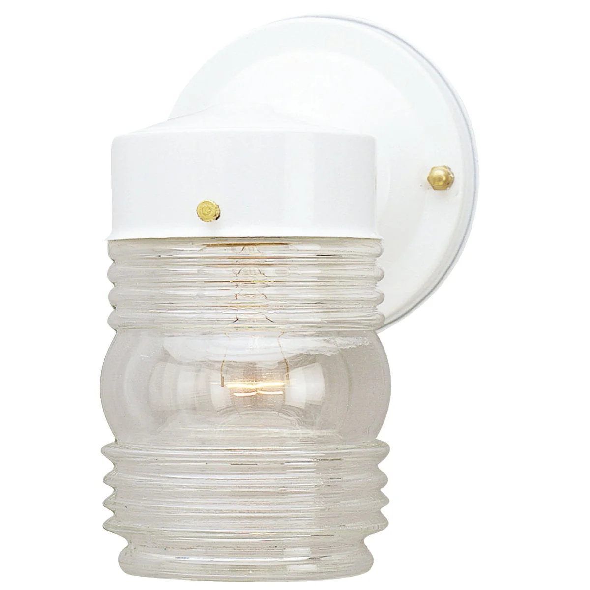 High-Grade Home Impressions White Incandescent Type A Outdoor Wall Light Fixture Specialty