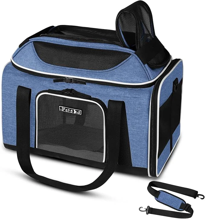 Premium Material Petskd Top-Expandable Pet Carrier 18x13x9.5 Inches Southwest Airline Specialty