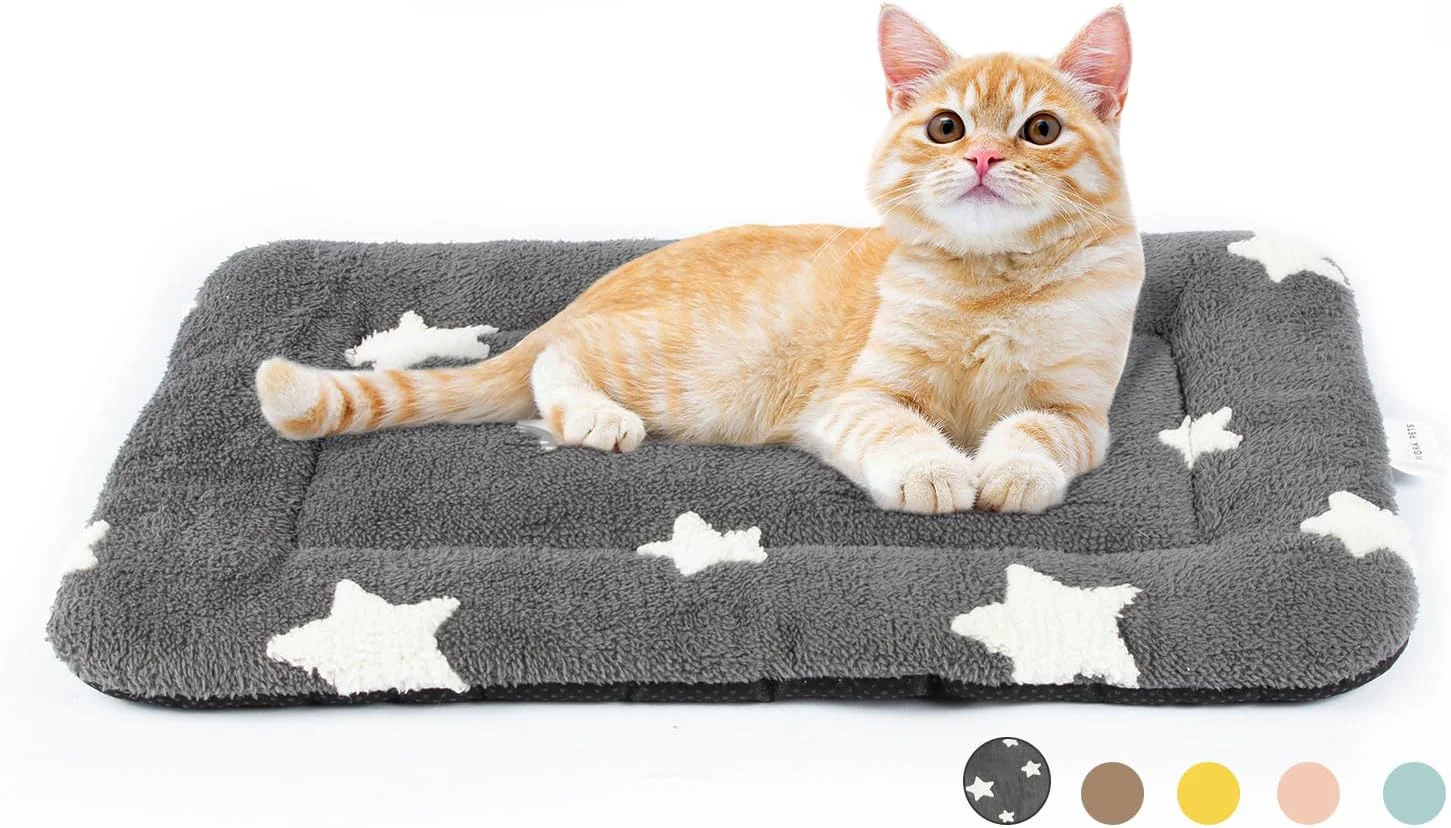 Sustainable Mora Pets Cat Bed for Indoor Cats Washable Dog Crate Pad Functional