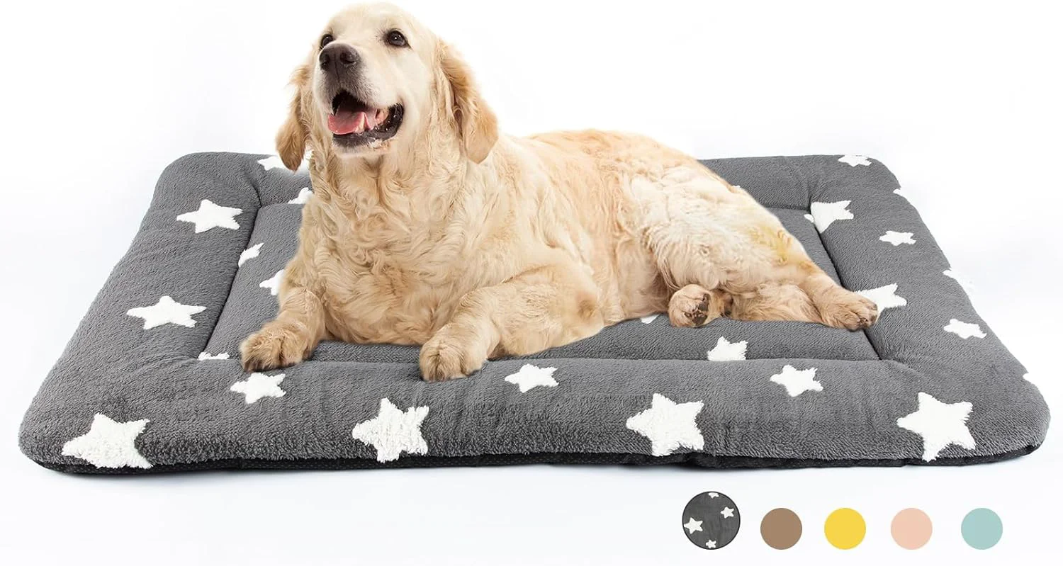 Smart Mora Pets Dog Crate Pad Dog Kennel Bed Crate Mat for Large Superior
