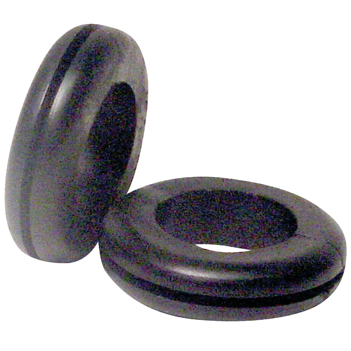 Original Gardner Bender 3 8 In. Flexible Black Vinyl Wire Insulation or Cording Grommet 5-Pack Reusable