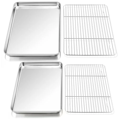 Fine Crafted 16 12.5 Inch Baking Sheet with Rack Set Crafted