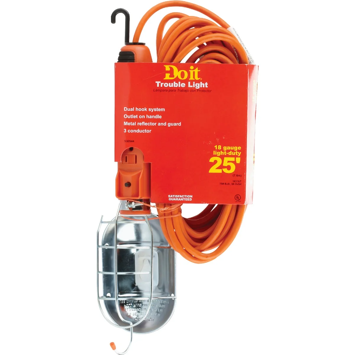 Quality Do it Premium 75W Incandescent Trouble Light with 25 Ft. Power Cord First-Class