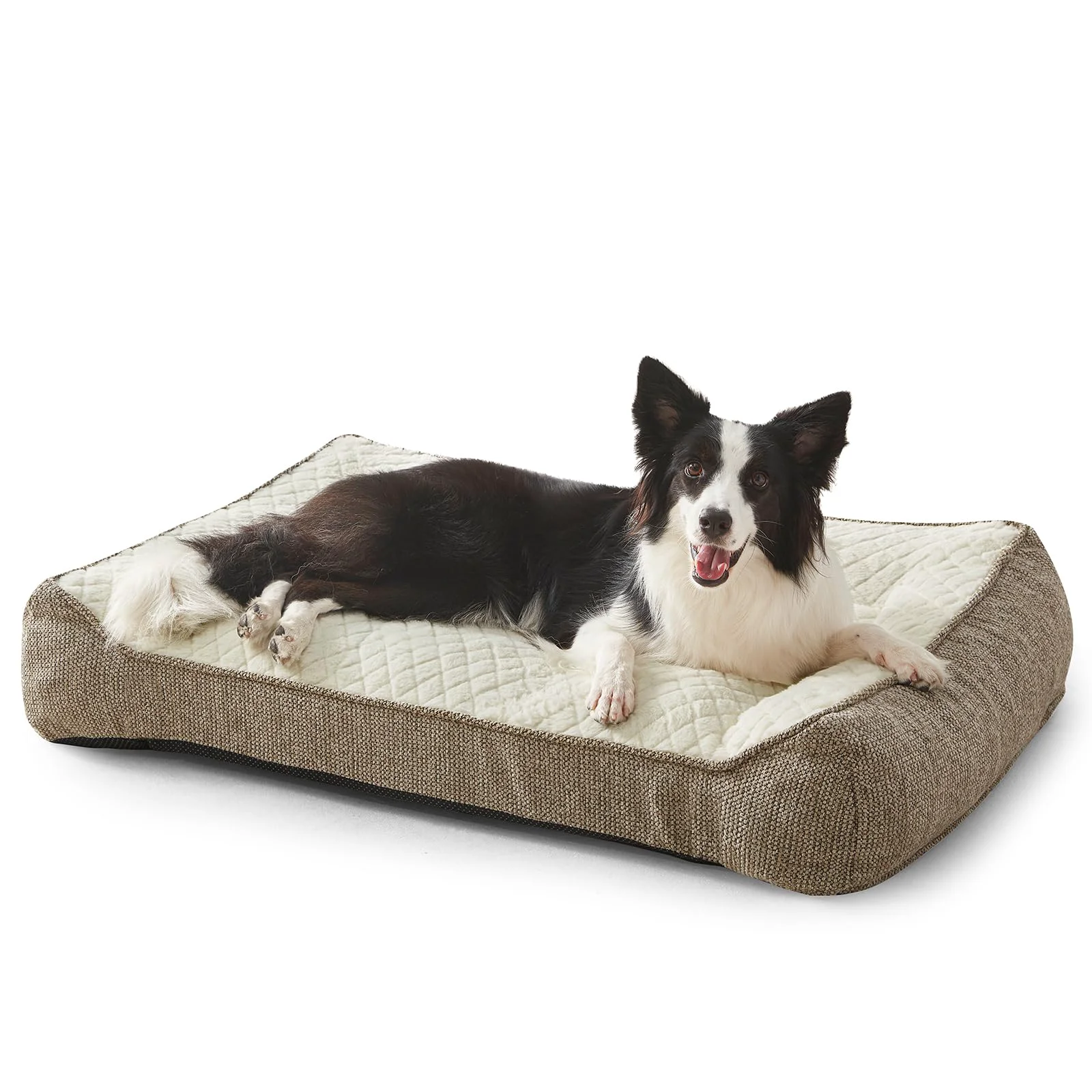 Easy-to-Use JOEJOY XL Orthopedic Dog Bed — Large Extra Thick Waterproof 38×28 Beige Fine Crafted