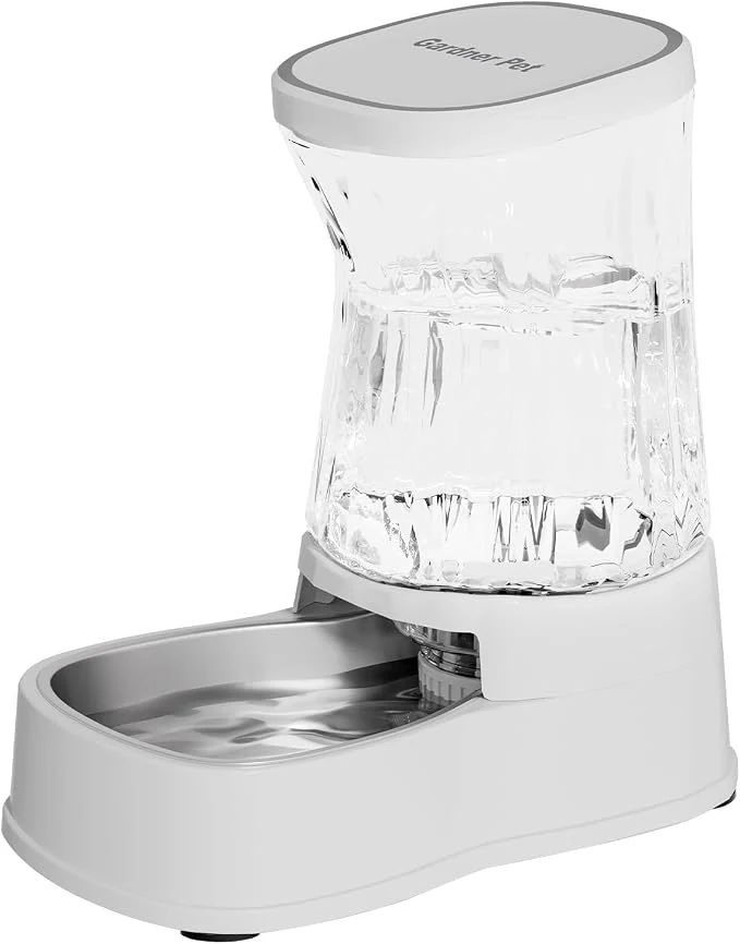 World-Class Gardner Pet Automatic Dog Water Dispenser Gravity Stainless Steel Water Waterer Long-Lasting