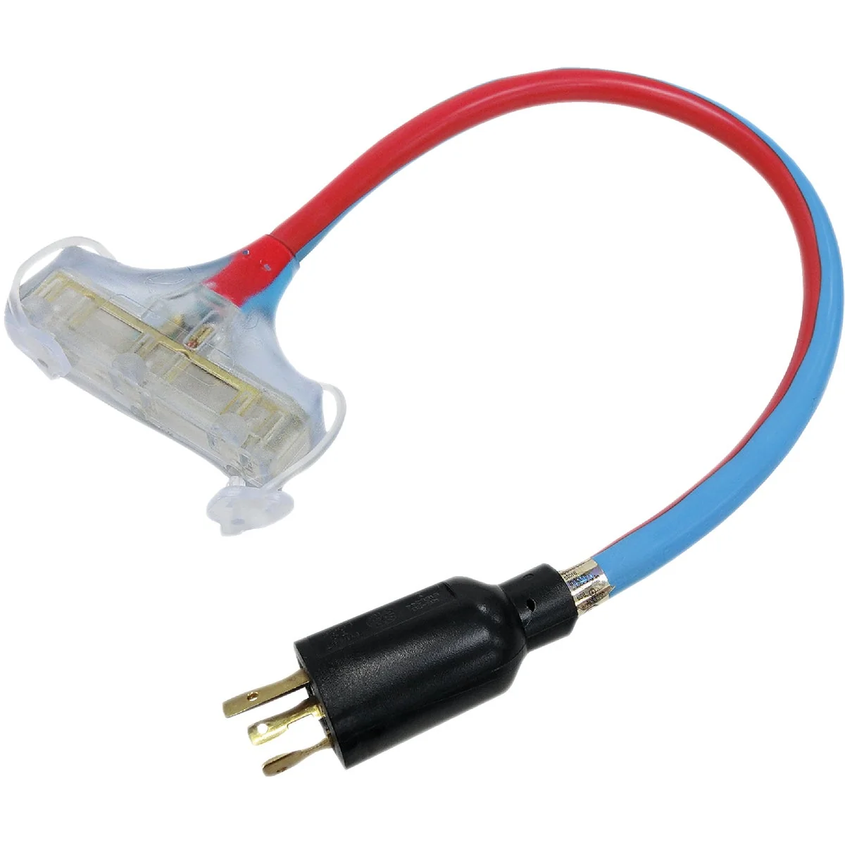 Prestigious Channellock 2 Ft. 12 3 STOW Generator Cord with Tri-Tap Fast