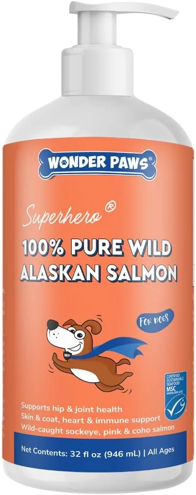 Green Premium Wild Alaskan Salmon Oil for Dogs – MSC Wild Alaskan Fish Oil for Skin Coat Hip Joints Allergies Itchy Skin- Omega 3 Fish Oil for Dogs with Sockeye Salmon Oil 32oz About This Smart