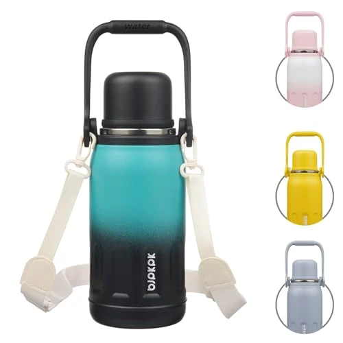 Reliable Stainless Steel Insulated Bottle with Handle Strap Dependable