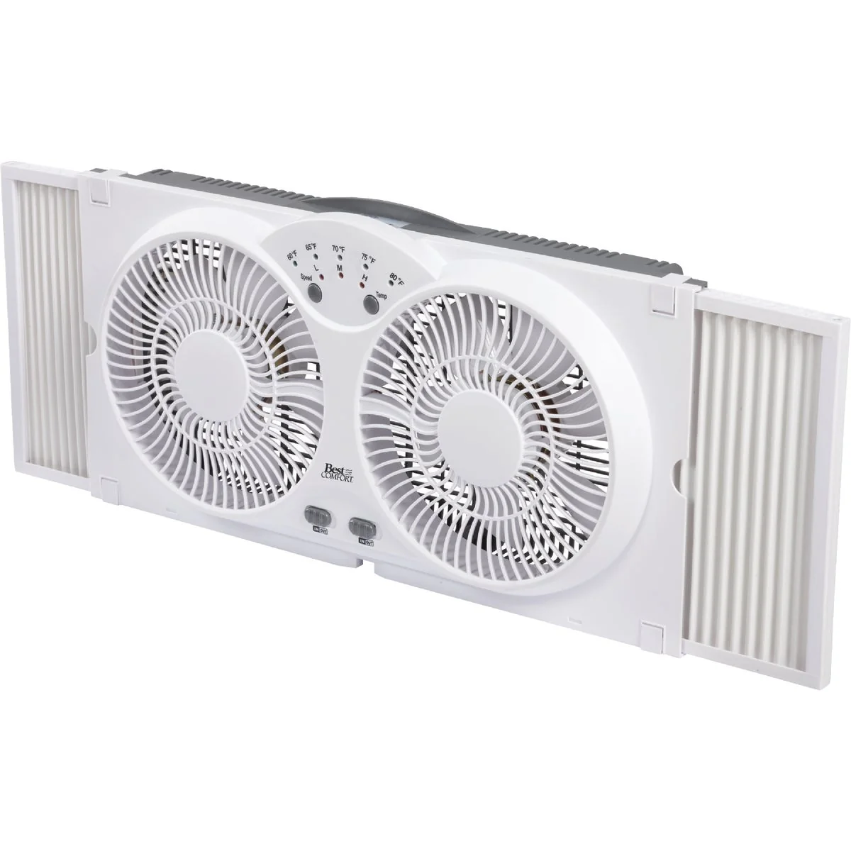 Classic Comfort 9 In. 3-Speed Twin Window Fan Luxury