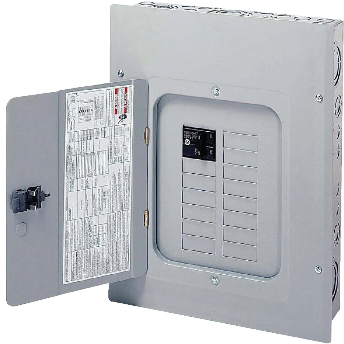 Unique Eaton BR 100A 10-Space 20-Circuit Indoor Plug-On Neutral Load Center Durable
