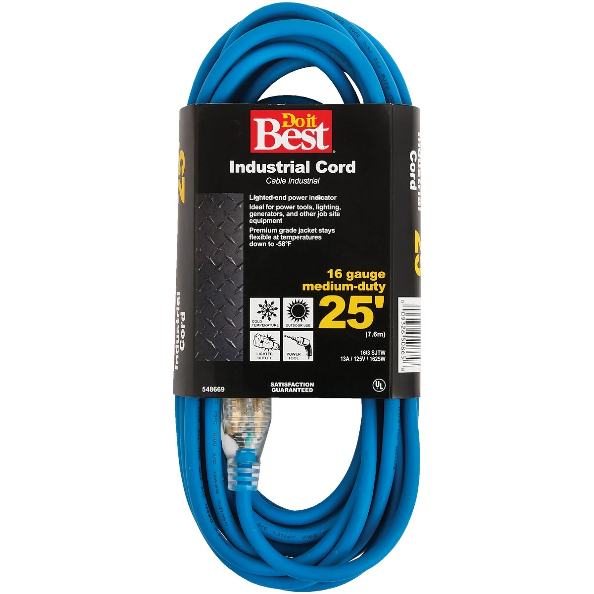 Advanced Do it 25 Ft. 16 3 Industrial Outdoor Extension Cord Luxury
