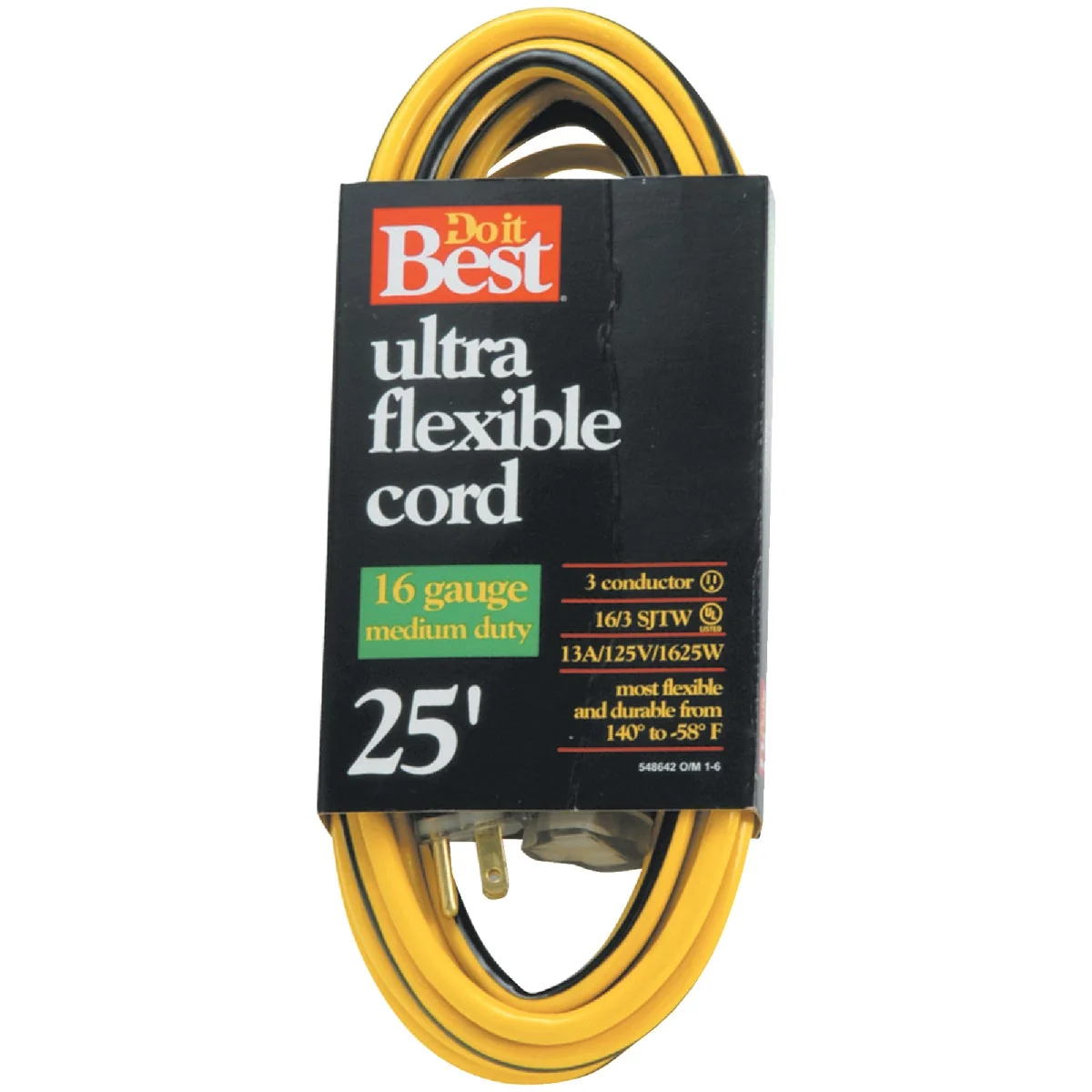 Easy-to-Use Do it 25 Ft. 16 3 Medium-Duty Extension Cord Luxury