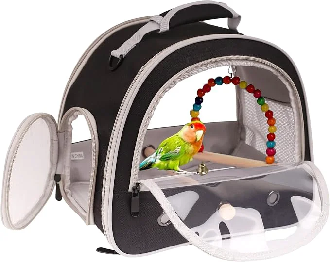 Selected Portable Parrot Travel Cage Carrier Reliable