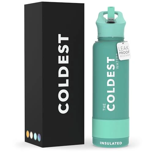 Consistent Coldest Insulated Water Bottle with Straw Lid Original Design