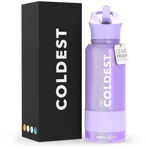 Selected Coldest Insulated Water Bottle with Straw Lid Elegant